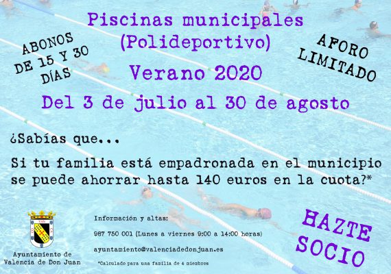 Valencia-De-Don-Juan-Polideportivo-Campaña-Verano-2020
