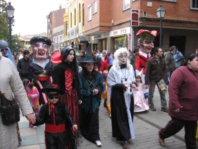 

Desfile de los niños por las calles coyantinas

