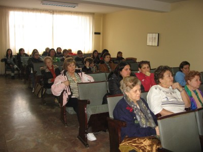 

Asistentes a la charla en la Casa de Cultura

