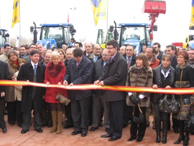 

Momento de la inauguración del recinto ferial

