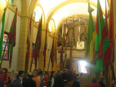 

Exposición "Tierras y concejos del Reino: un recorrido por los Pendones Leoneses", en la Iglesia de los PP. Agustinos.

