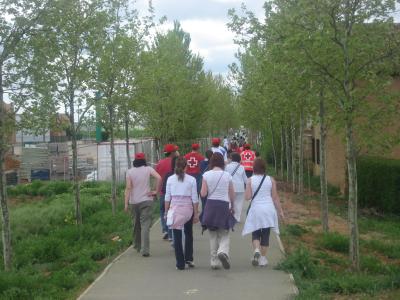 

Grupo participante en la marcha por Haití

