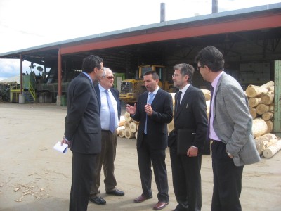 

Visita del Viceconsejero a las instalaciones de Garnica PlyWood

