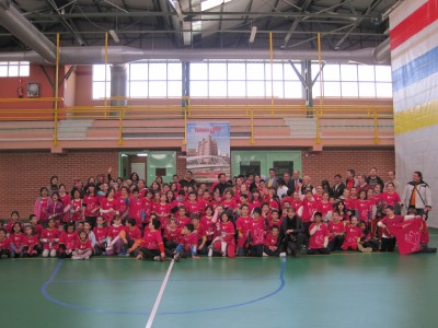 

Foto del grupo de niños participantes en la jornada.

