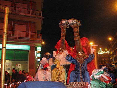 

Sus majestades los Reyes Magos de Oriente en la Av. Carlos Pinilla

