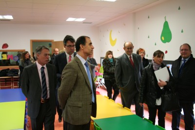 

Visita de D. Francisco Álvarez a las instalaciones de la Escuela Infantil

