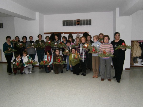 

Participantes en el Taller de Centros Navideños

