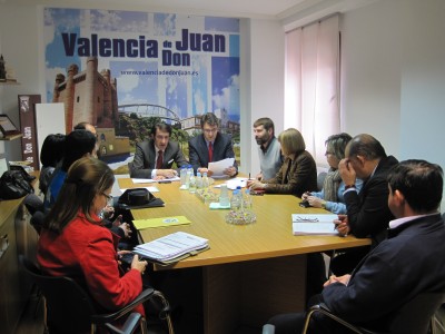 

Momento de la reunión con el Delegado de Gobierno

