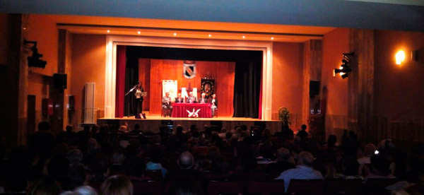 

Foto del acto de lectura del Pregón de Semana Santa
