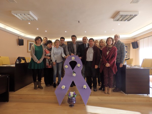 

Foto tomada en el salón de plenos del Ayuntamiento

