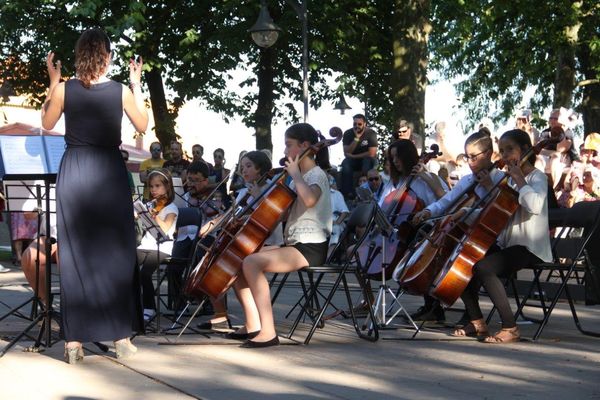 

Momento del concierto de clausura

