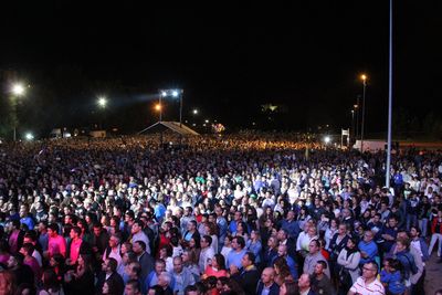 

Gran afluencia del público durante el concierto

