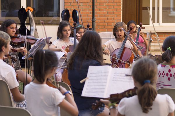 
Ensayo orquesta infantil 2015
