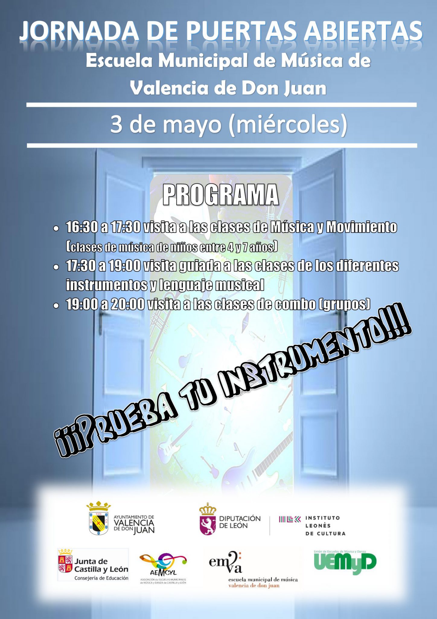 Jornada de Puertas Abiertas Escuela Municipal de Música de Valencia de Don Juan