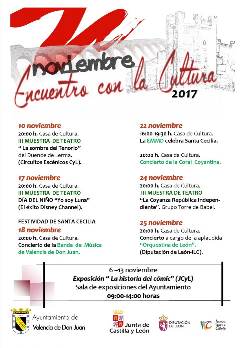 Noviembre, Encuentro con la Cultura