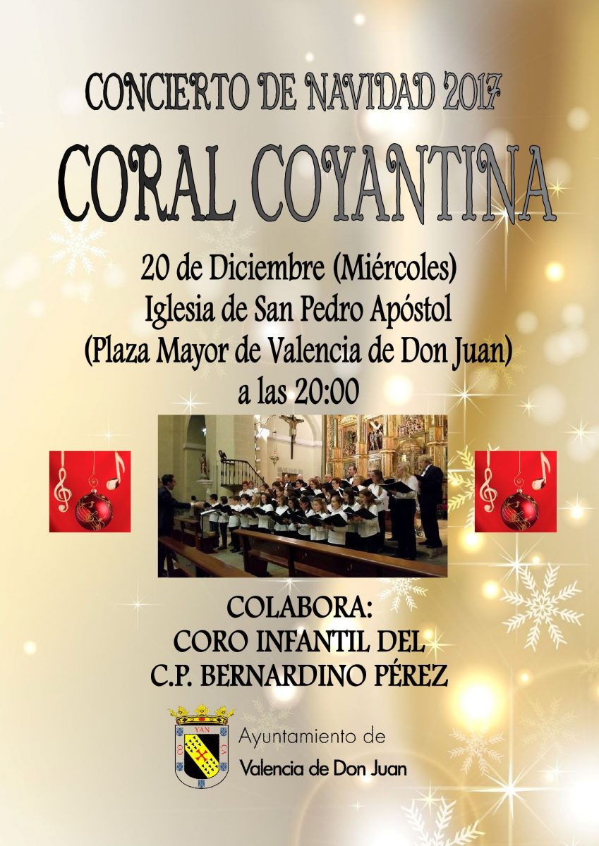 Concierto de Villancicos a cargo de la Coral Coyantina y el Coro Infantil del C.P. Bernardino Pérez