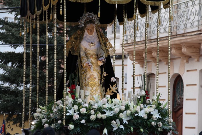 Procesión de La Soledad. Sábado Santo