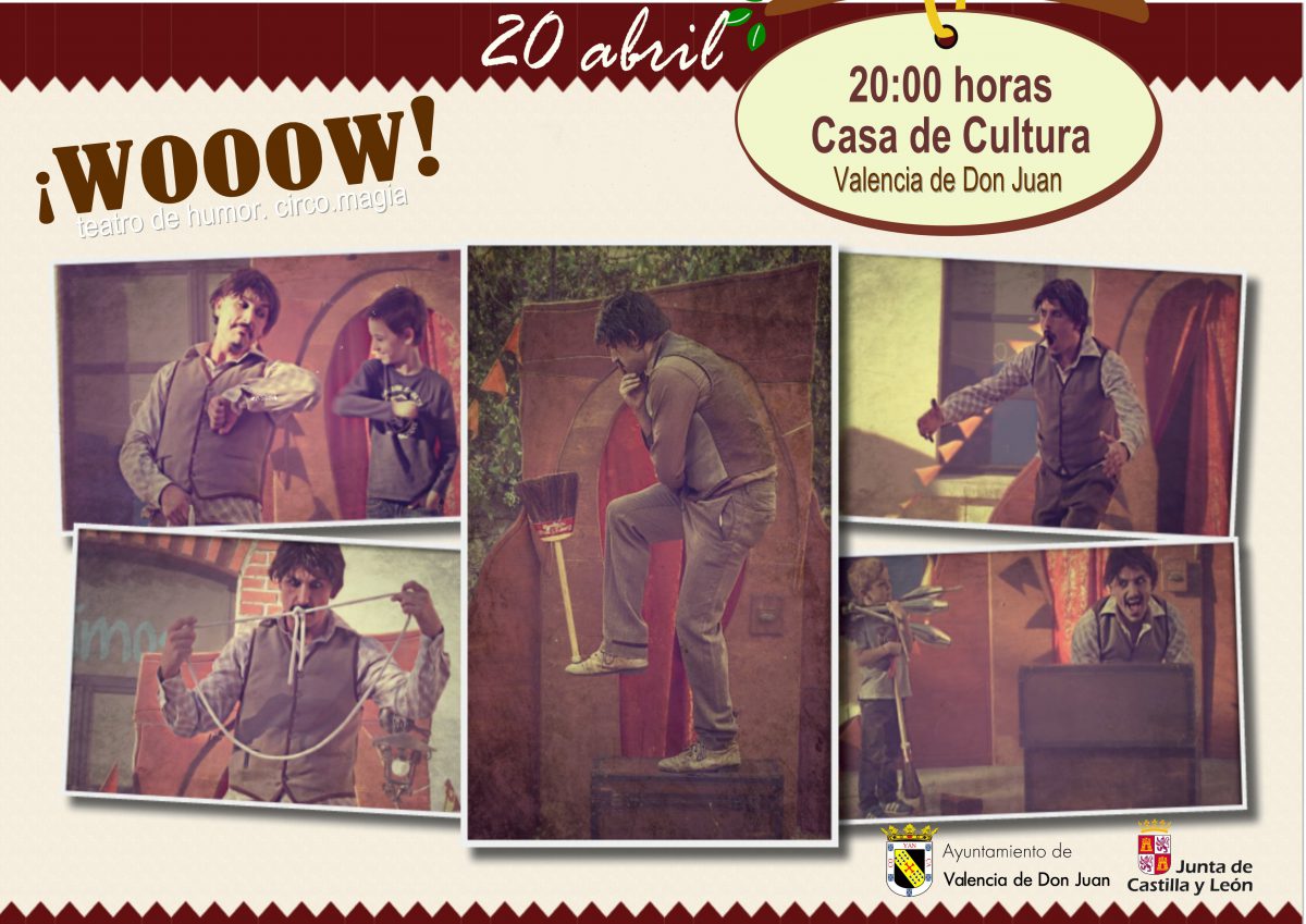 ¡Wooow! teatro de humor, circo y magia