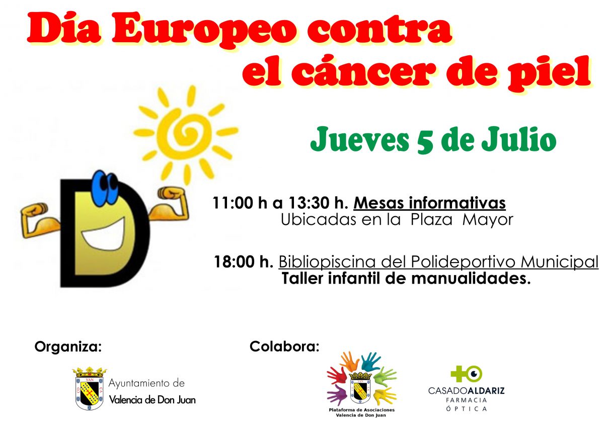 Día Europeo conta el cáncer de piel