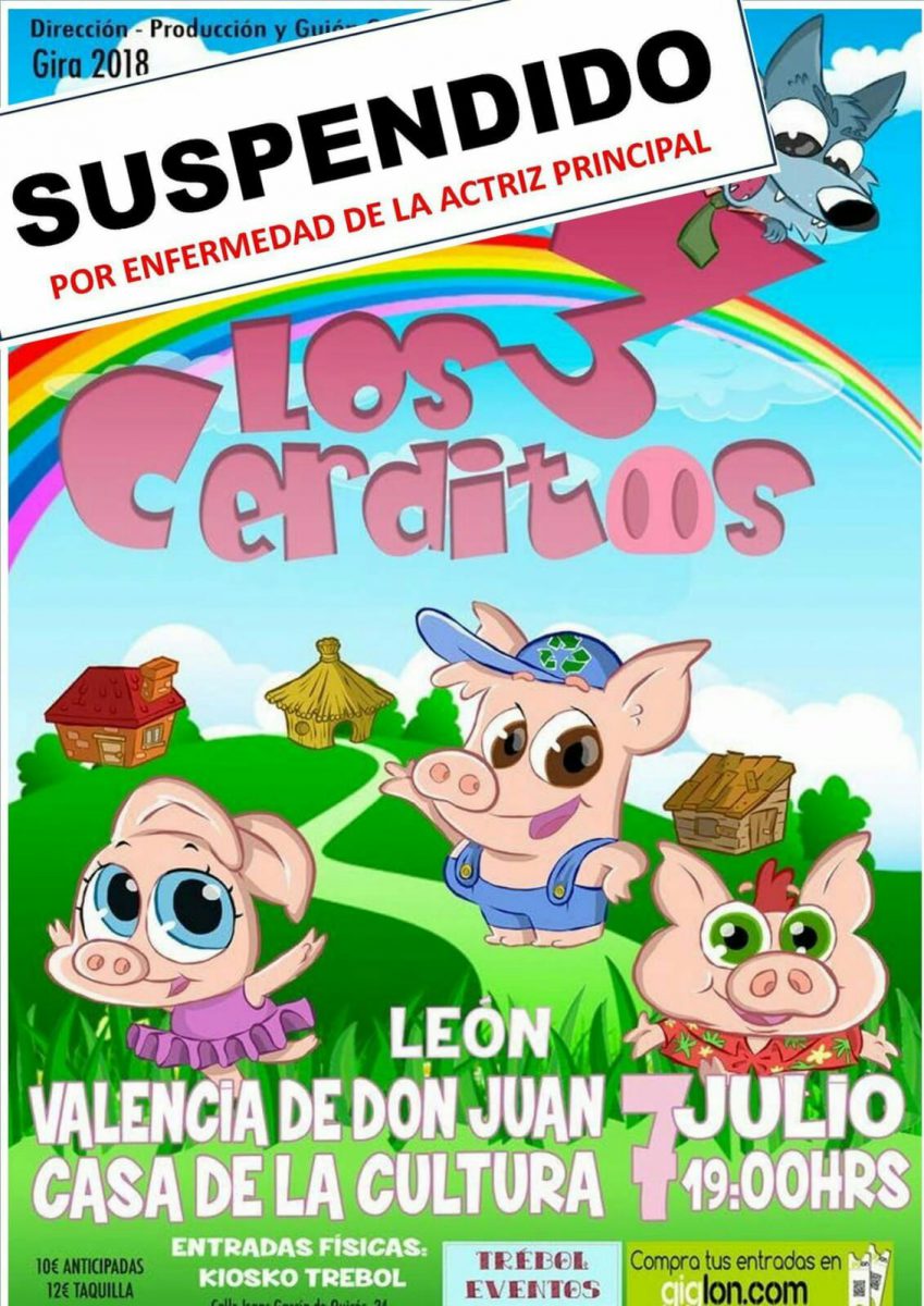 Suspendido Los 3 Cerditos