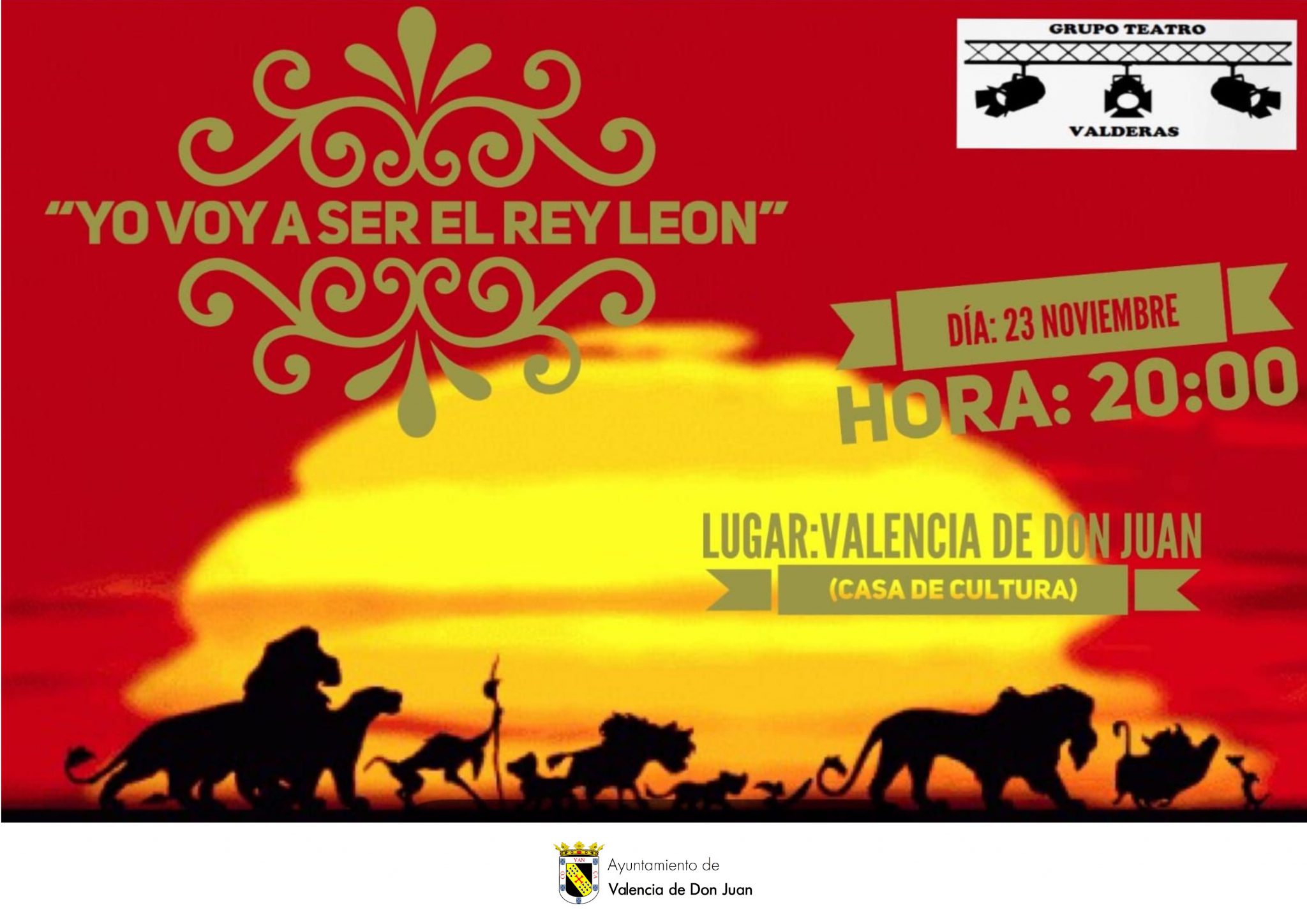 IV Muestra de Teatro-Día del Niño: Espectáculo Musical «El Rey León»