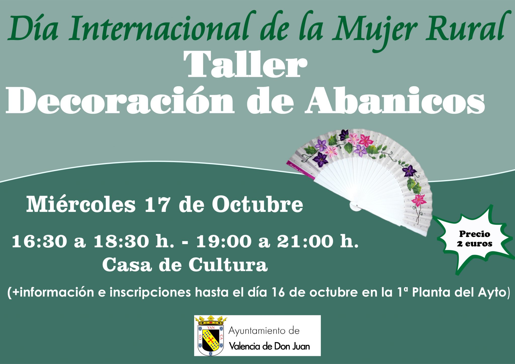 Taller Decoración de Abanicos