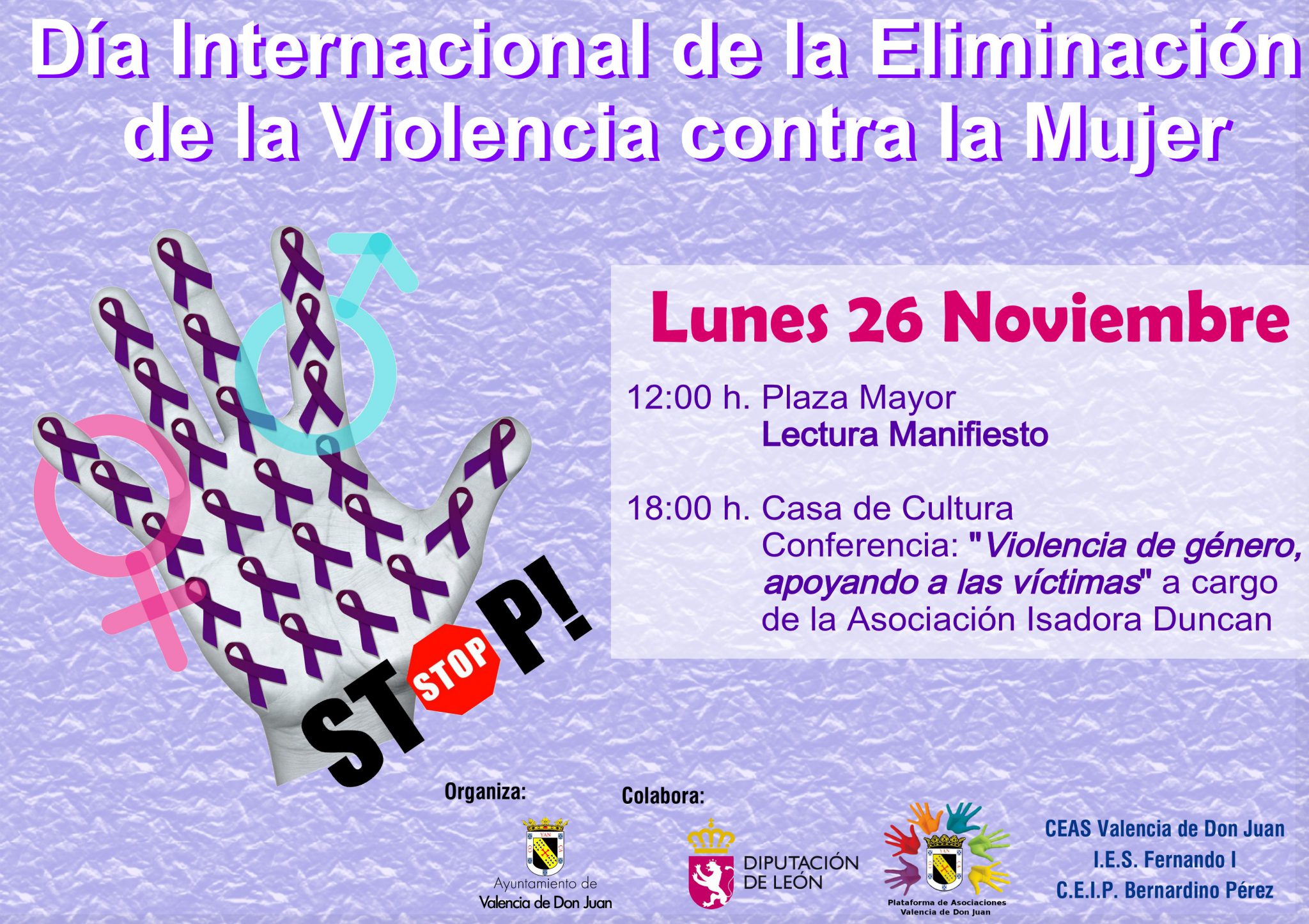 Día Internacional de la Eliminación de la Violencia contra la Mujer