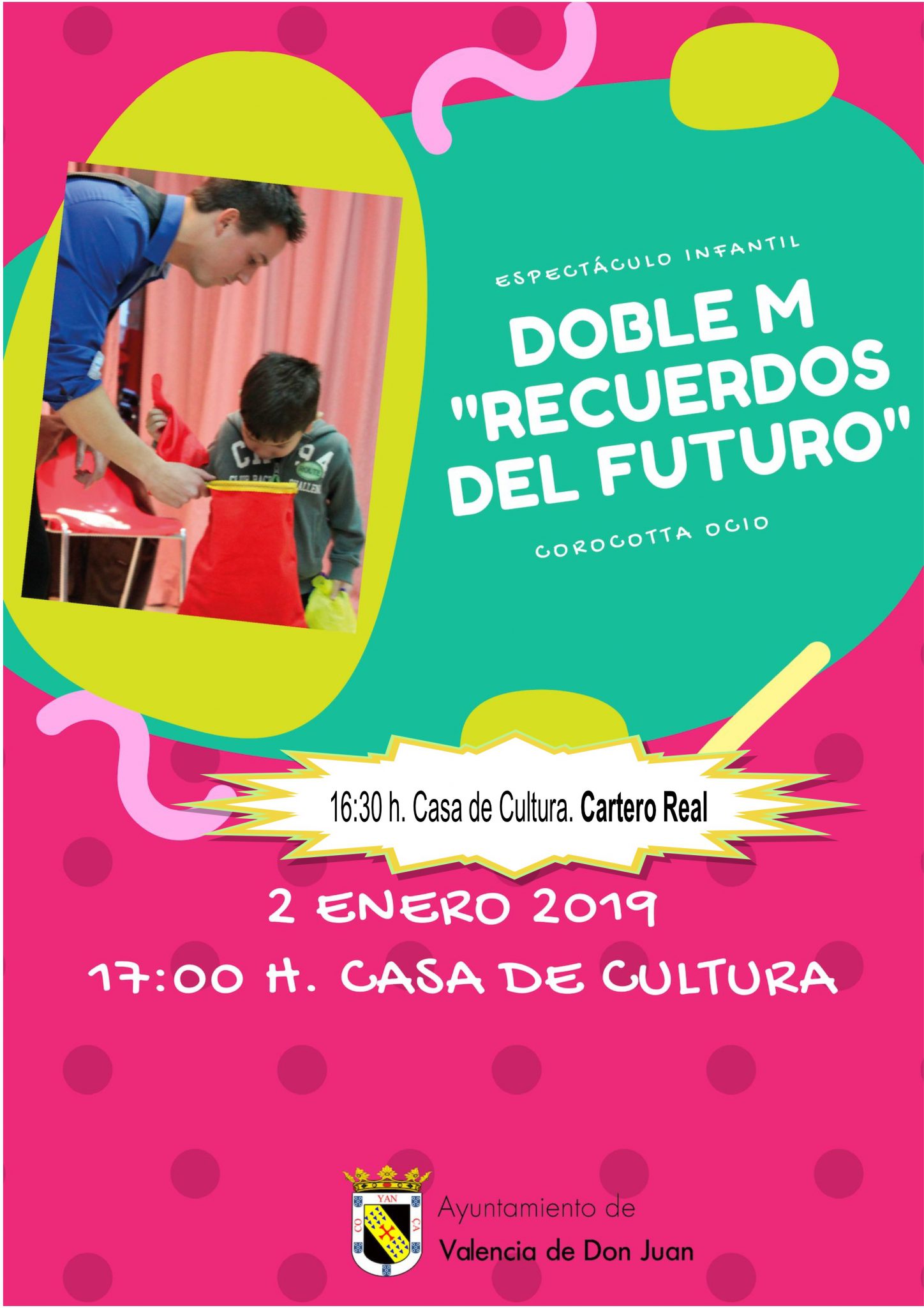 Espectáculo Infantil de Doble M «Recuerdos del Futuro»