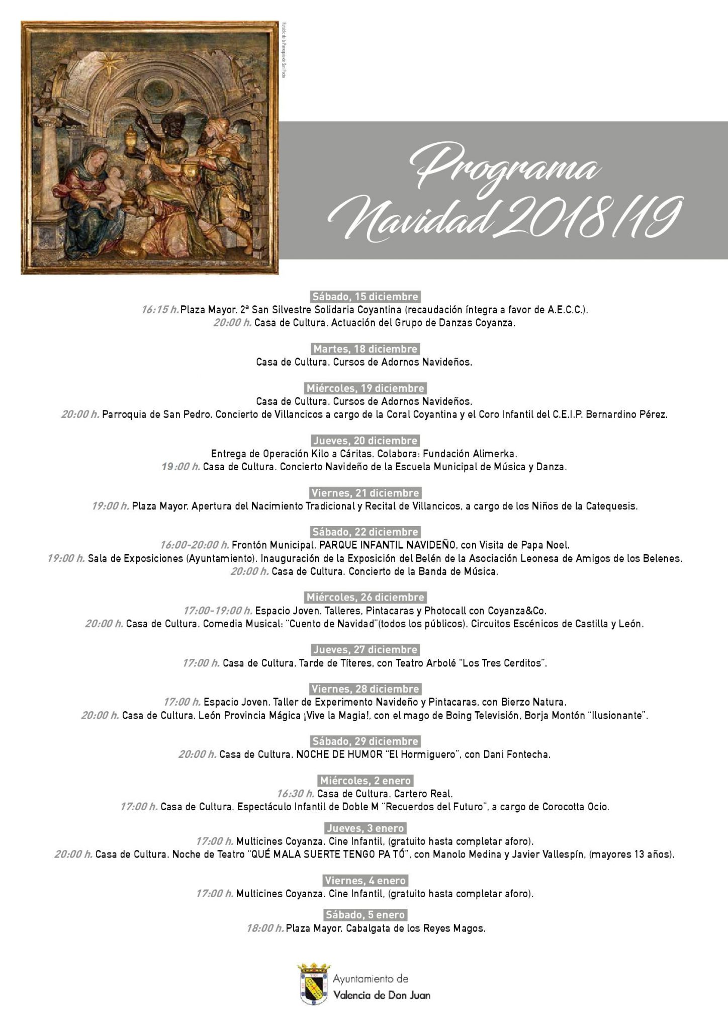 Programa de Navidad 2018/19