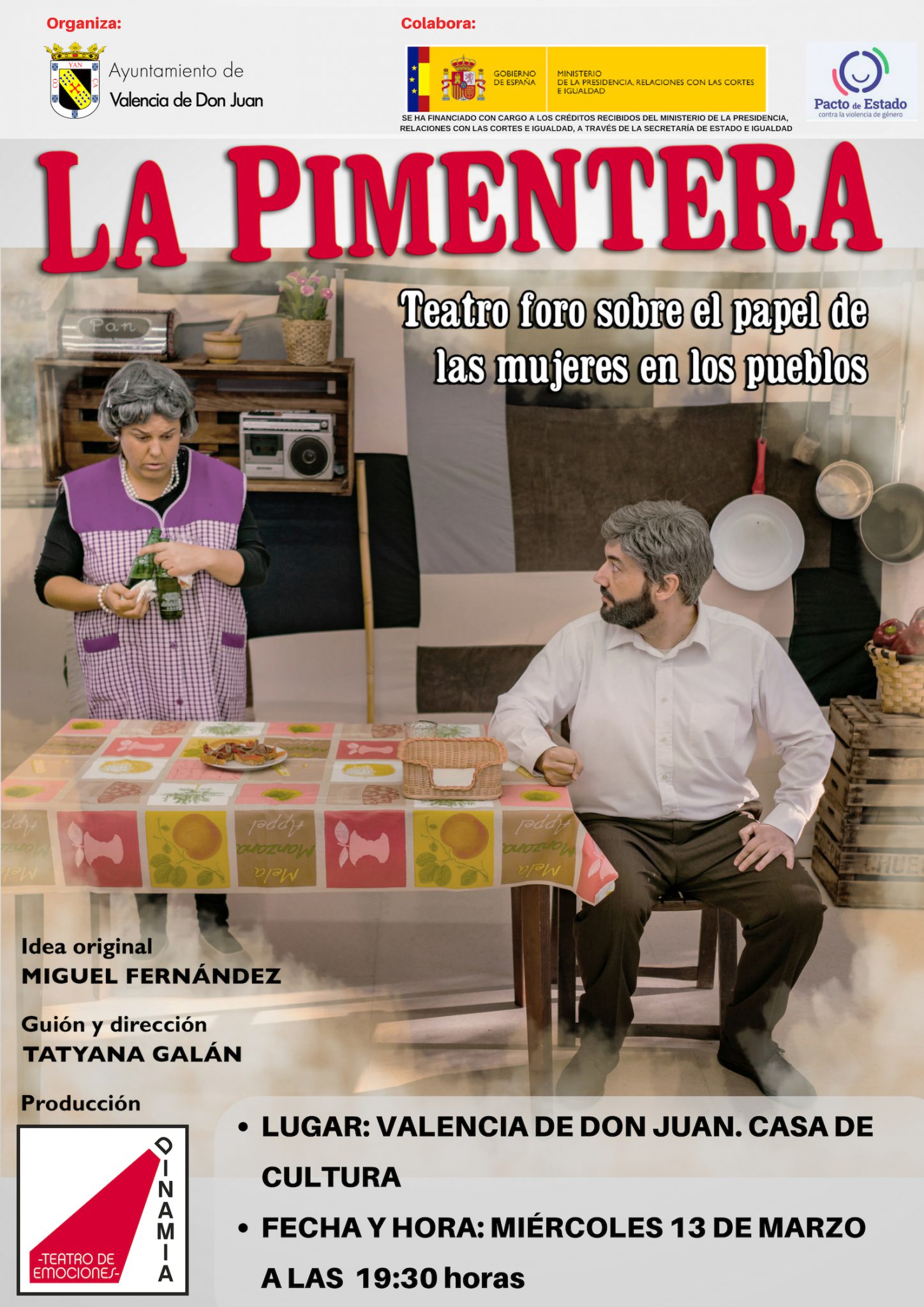 Teatro foro sobre el papel de las mujeres rurales