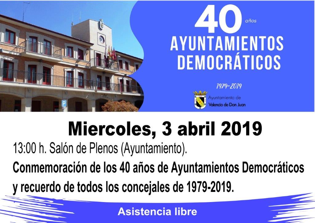 40 años Ayuntamientos Democráticos