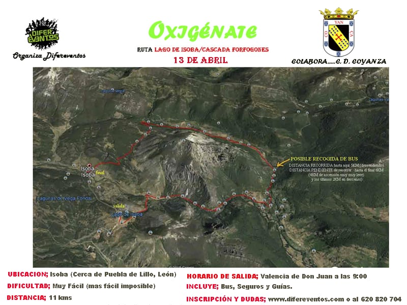 Oxigénate. Ruta Lago Isoba