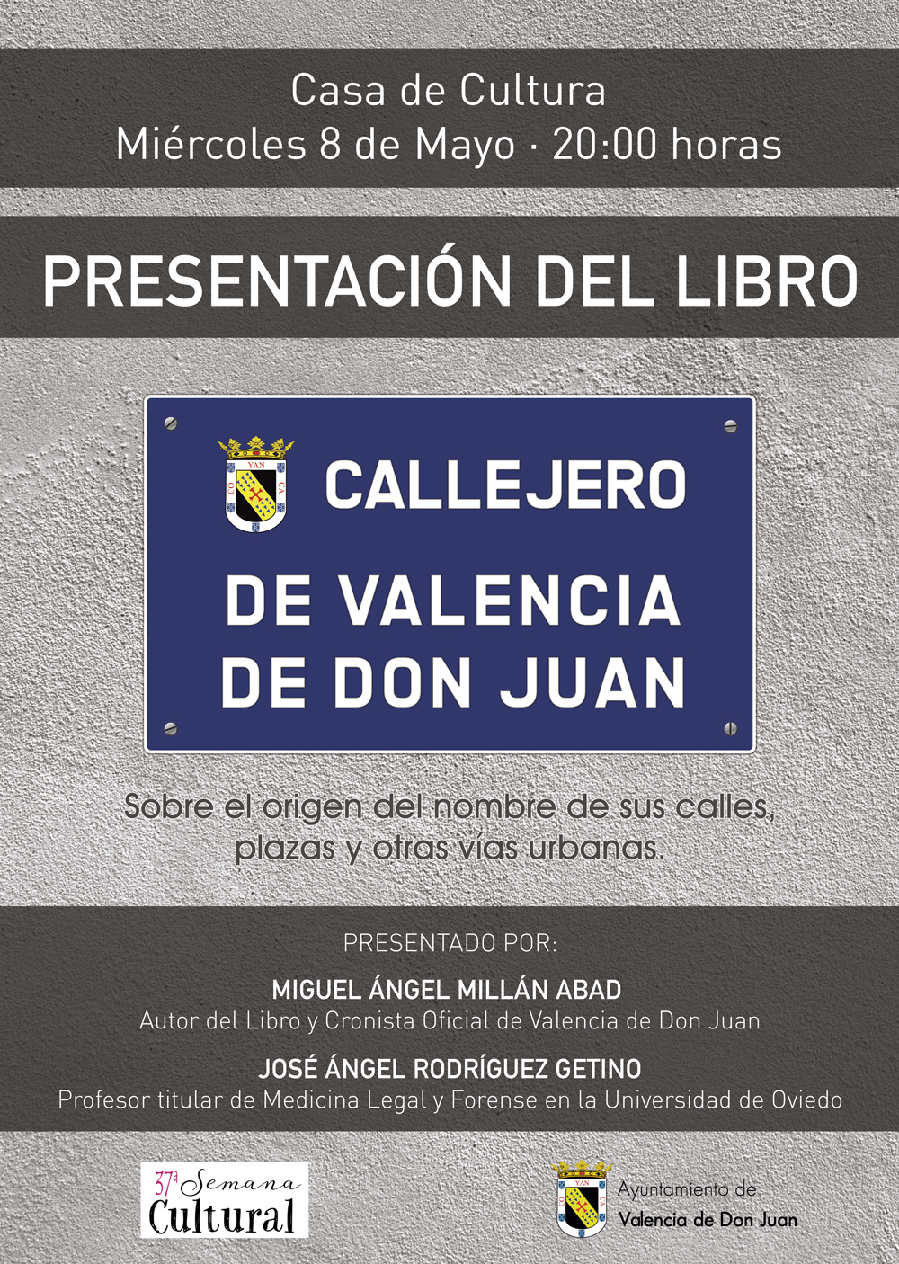 Presentación del Libro «Callejero de Valencia de Don Juan»