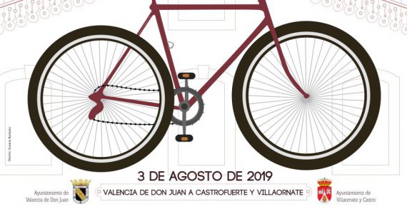 Cartel de la Marcha Cicloturista entre Valencia de Don Juan y Villaornate y Castro