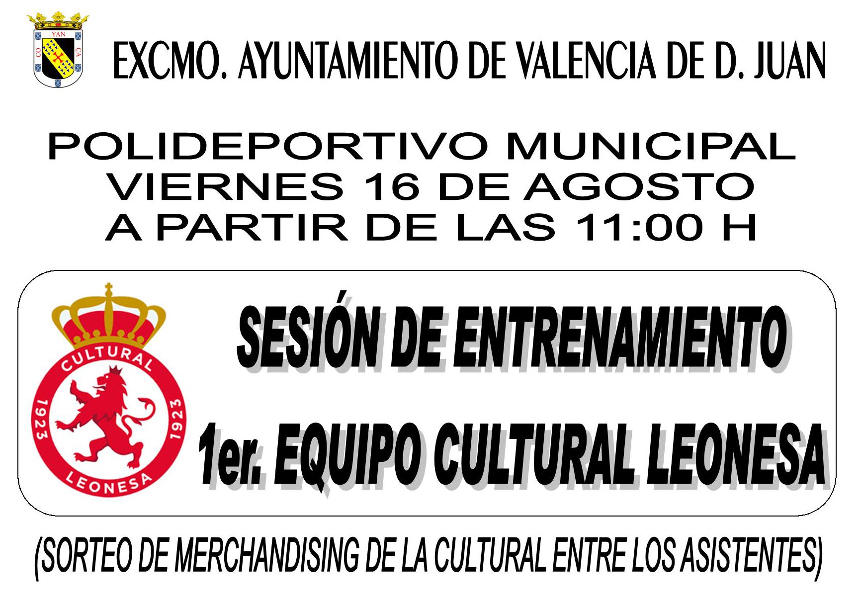 Sesión de entrenamiento 1er equipo de la Cultural Leonesa