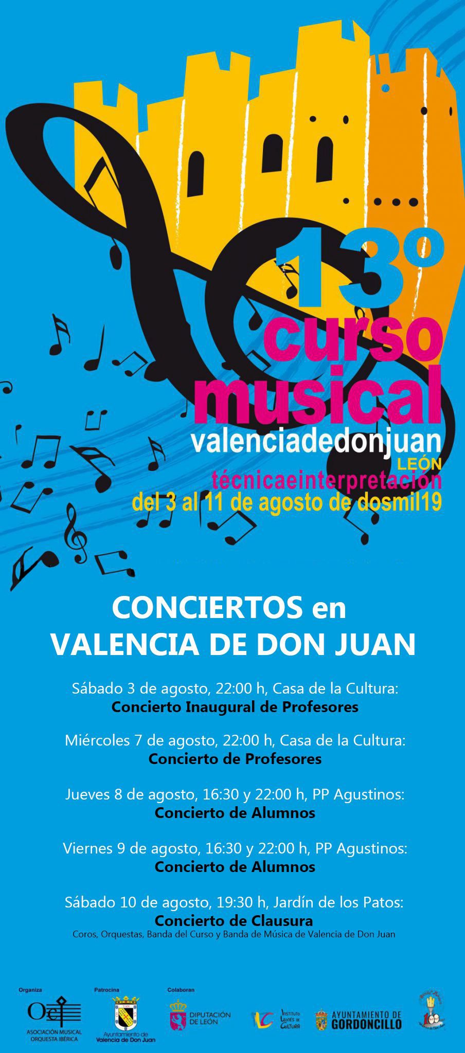 Conciertos del 13º Curso Musical