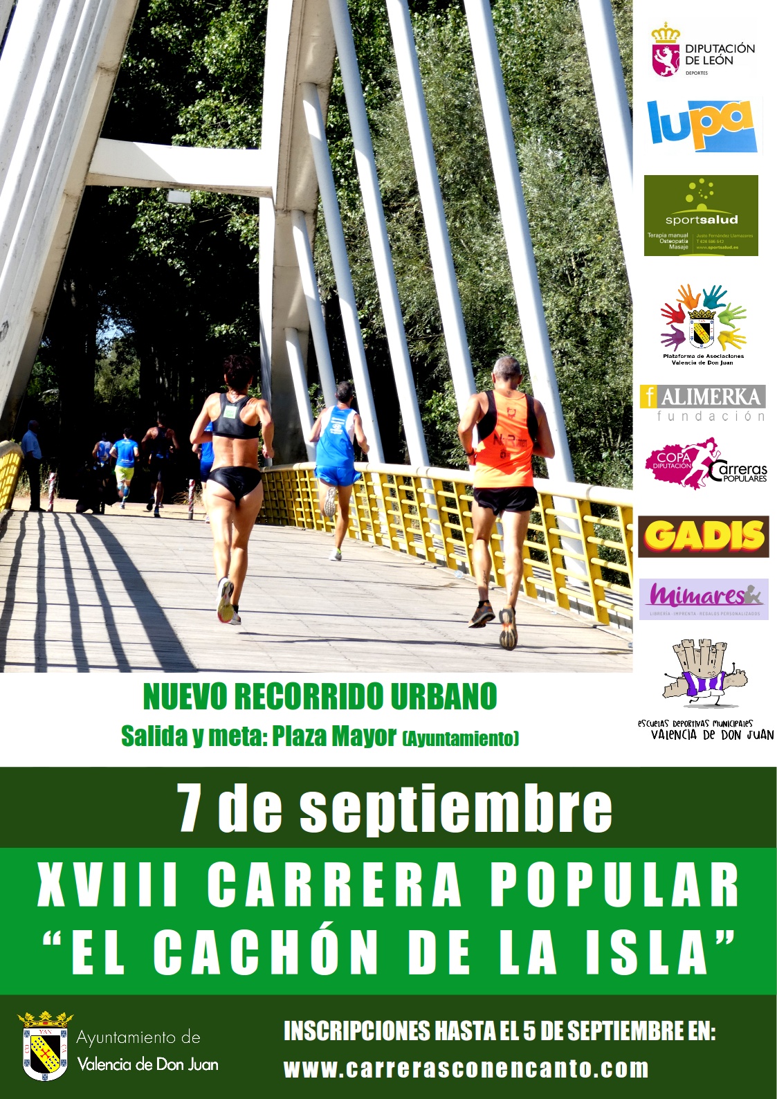 XVIII Carrera popular «El Cachón de la isla» a favor de ASPRONA