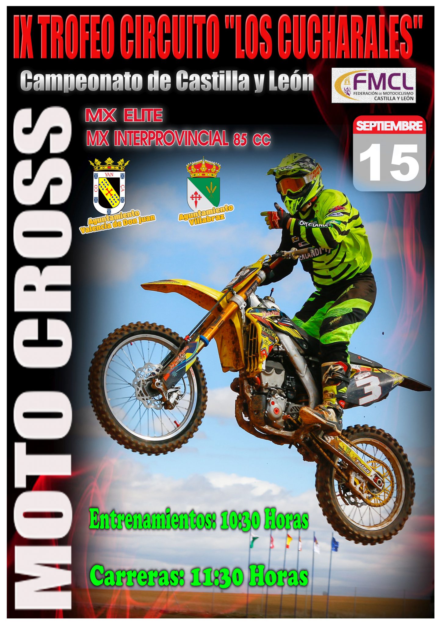 Moto Cross. IX Trofeo Circuito «Los Cucharales»