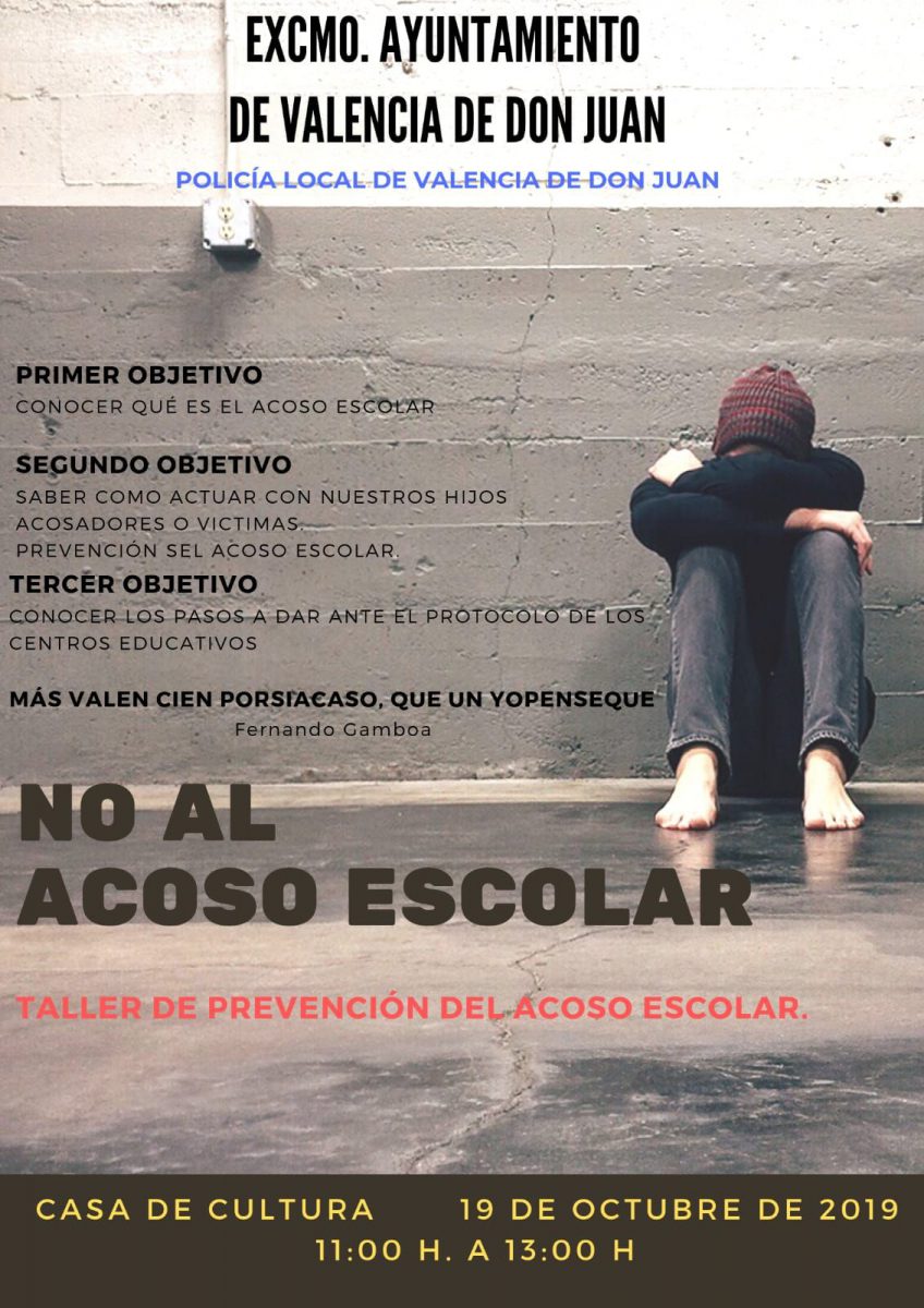 TALLER PREVENCIÓN DEL ACOSO ESCOLAR