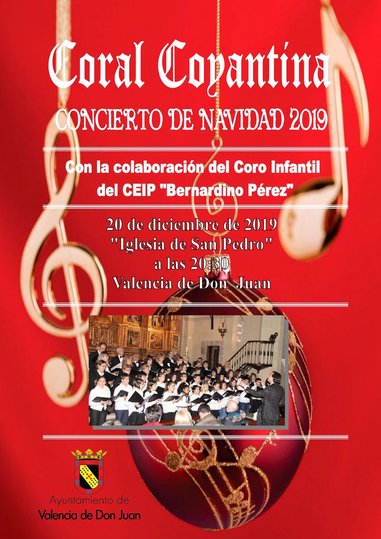 Concierto de la Coral Coyantina y el Coro Infantil «Bernardino Pérez»