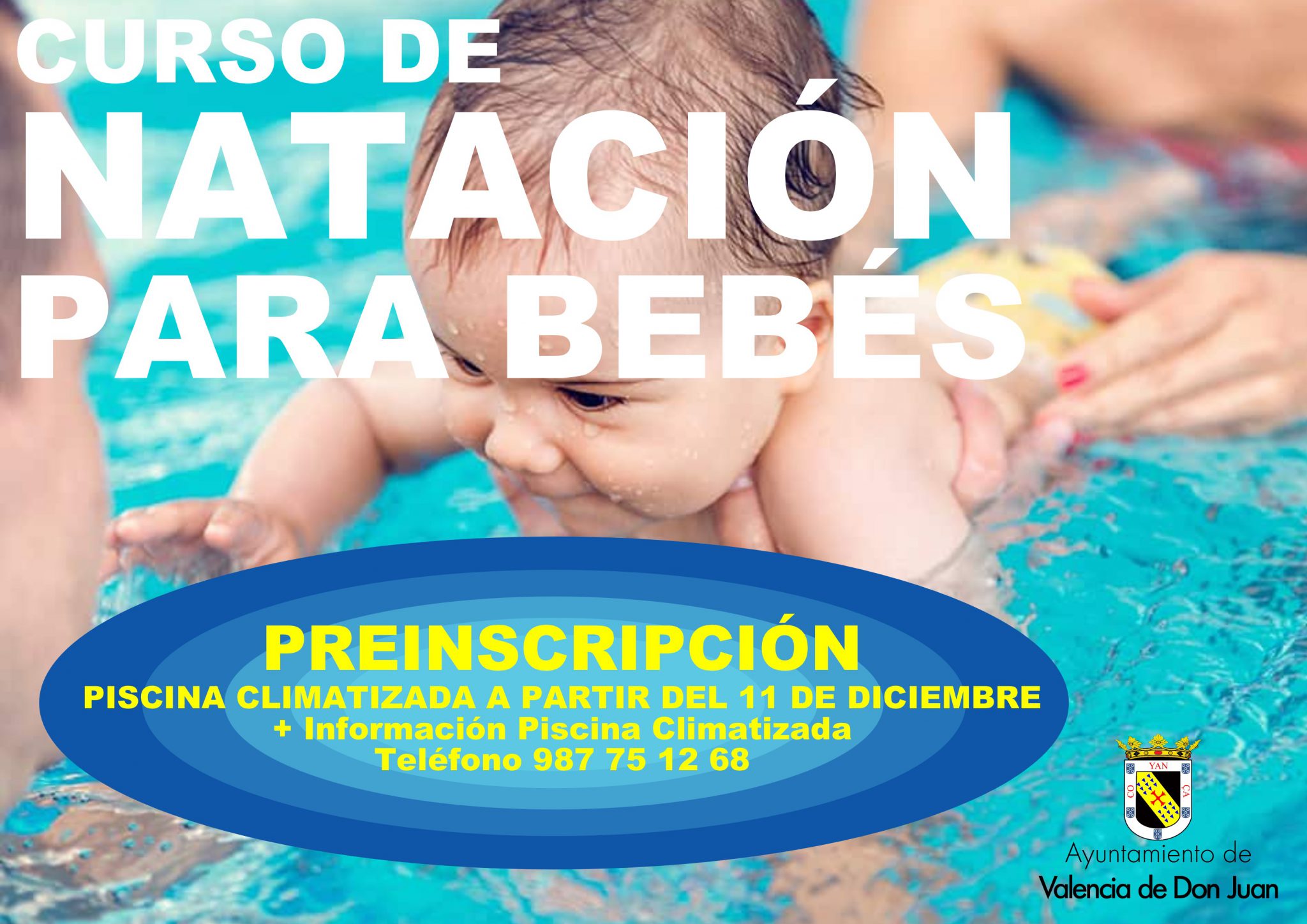 Curso de natación para bebés