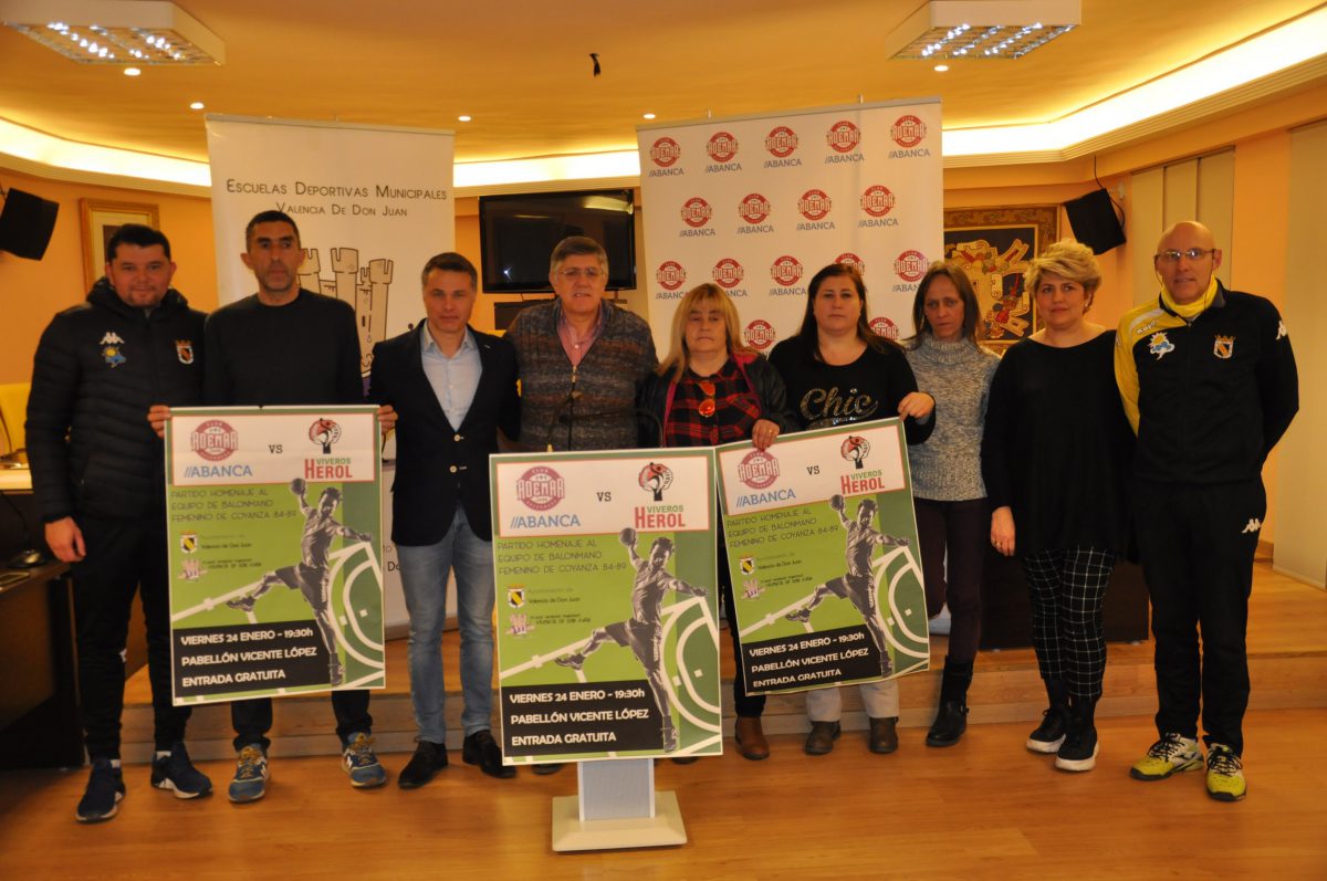 Presentación Amistoso Ademar Balonmano Pioneras femeninmas Valencia de Don Juan3