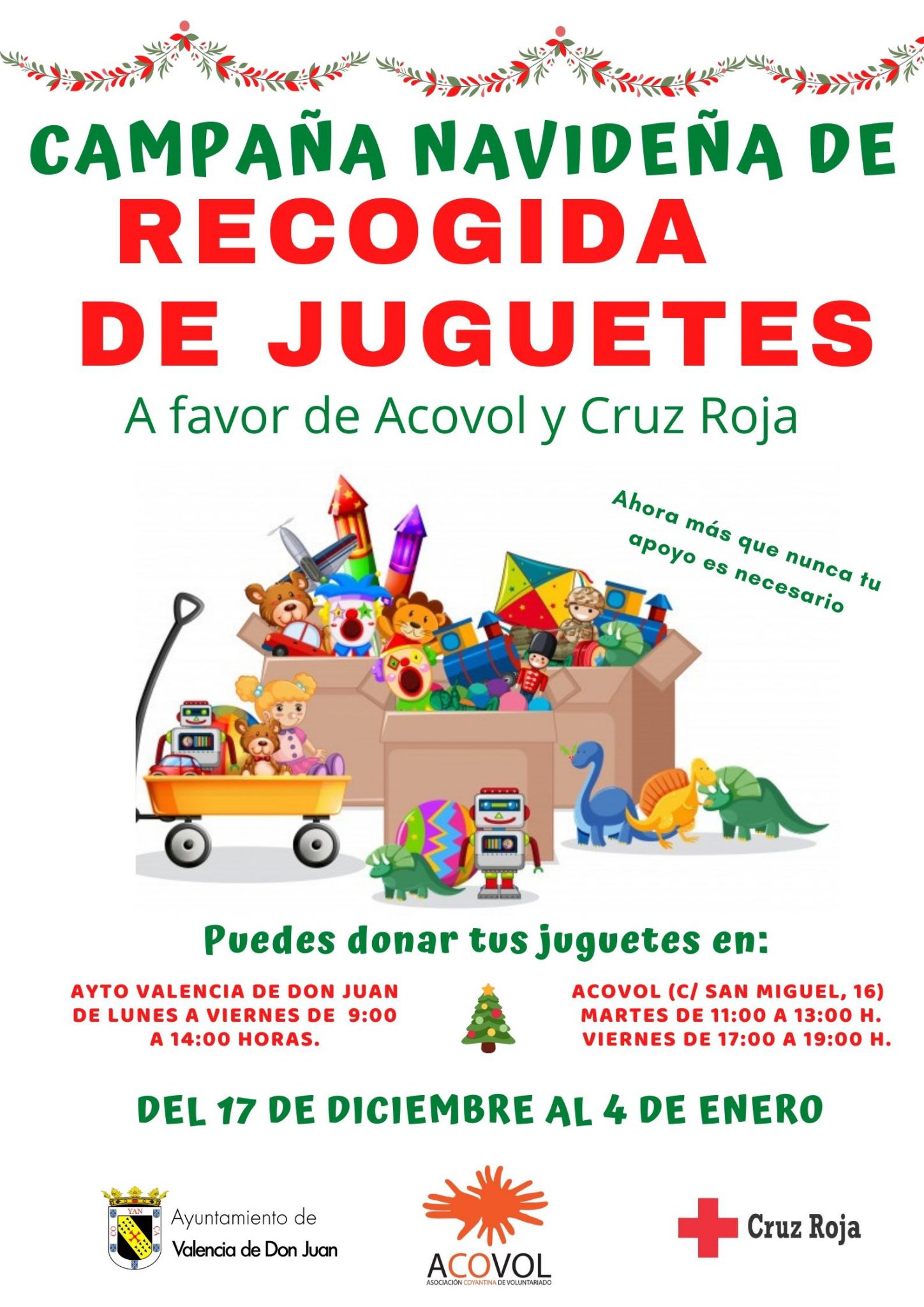 Campaña navideña de recogida de juguetes