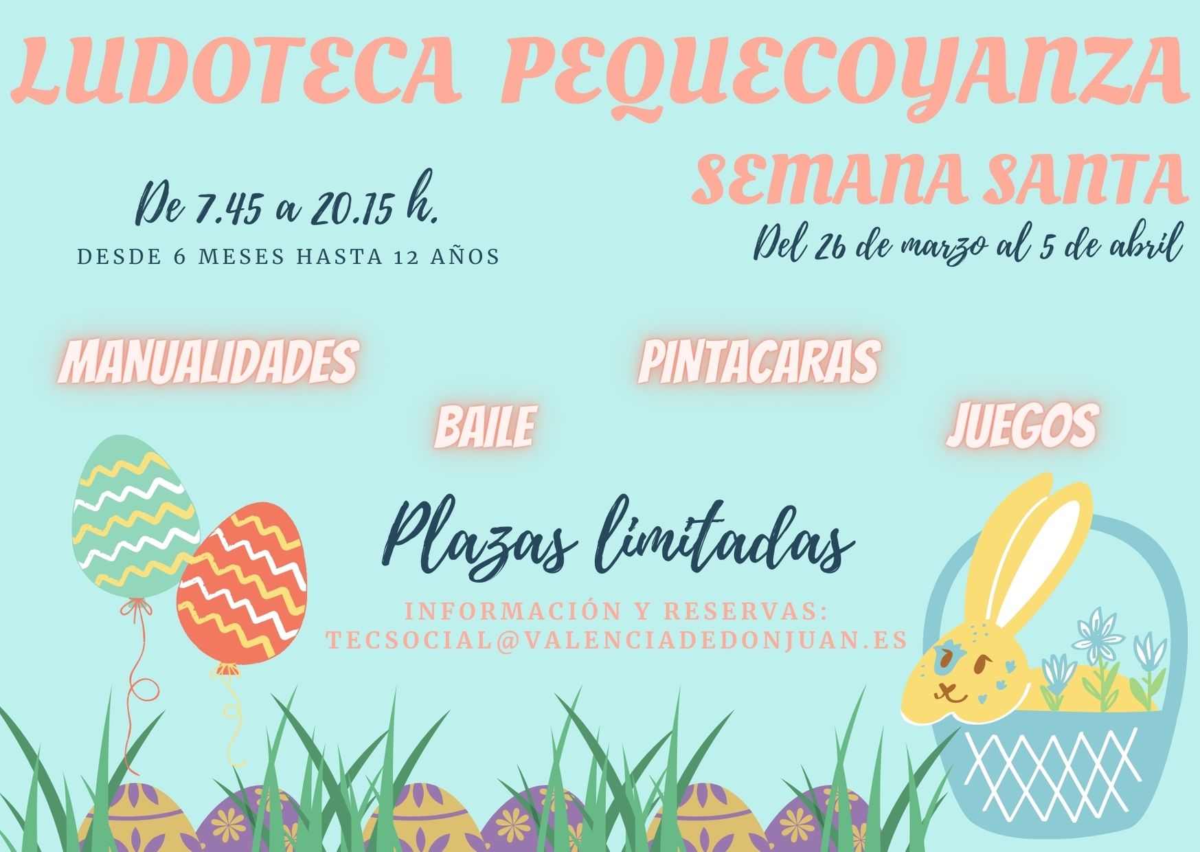 Ludoteca PequeCoyanza Semana Santa