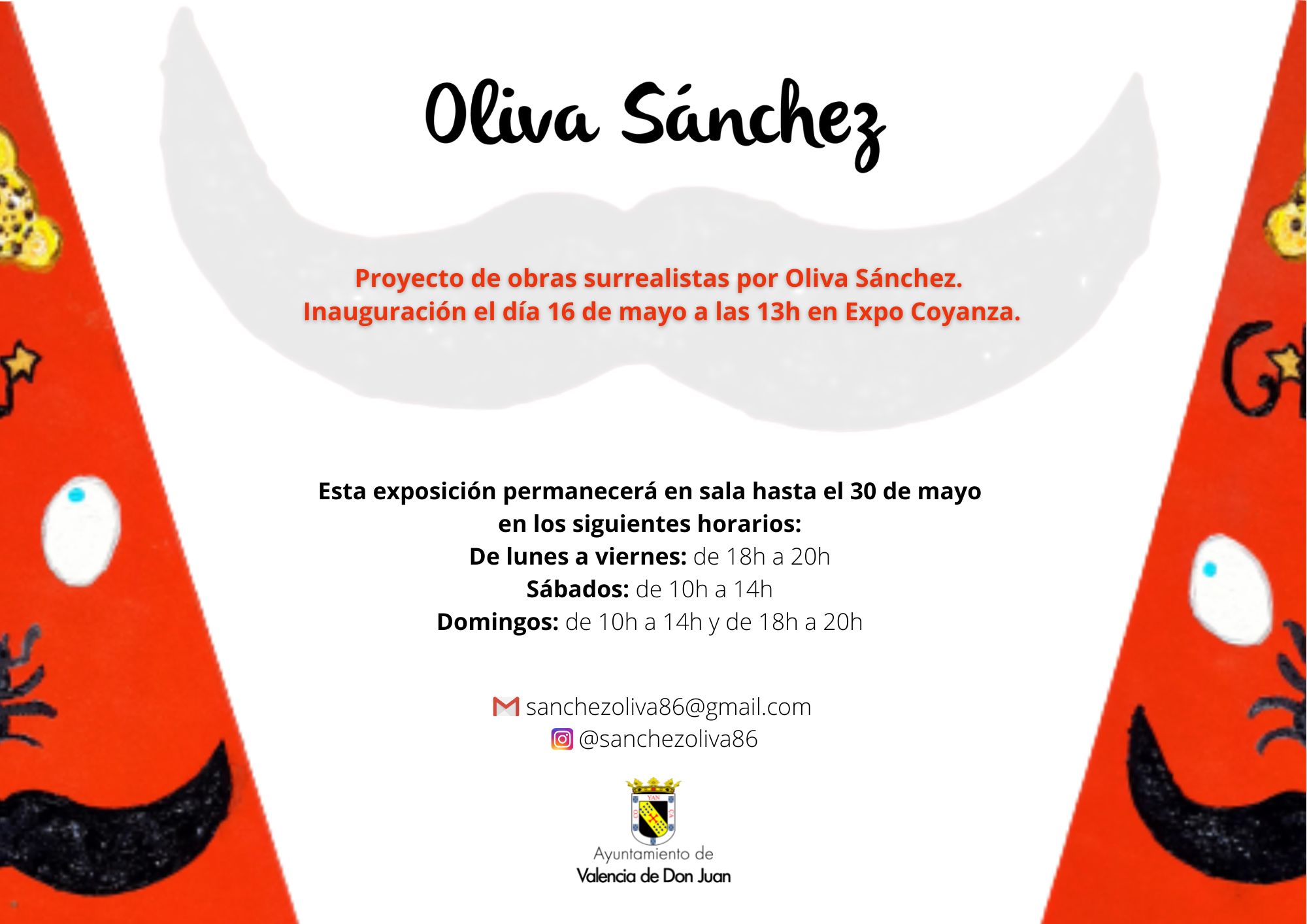 Exposición de pintura «Proyecto de obras surrealistas» de  Oliva Sánchez Herranz