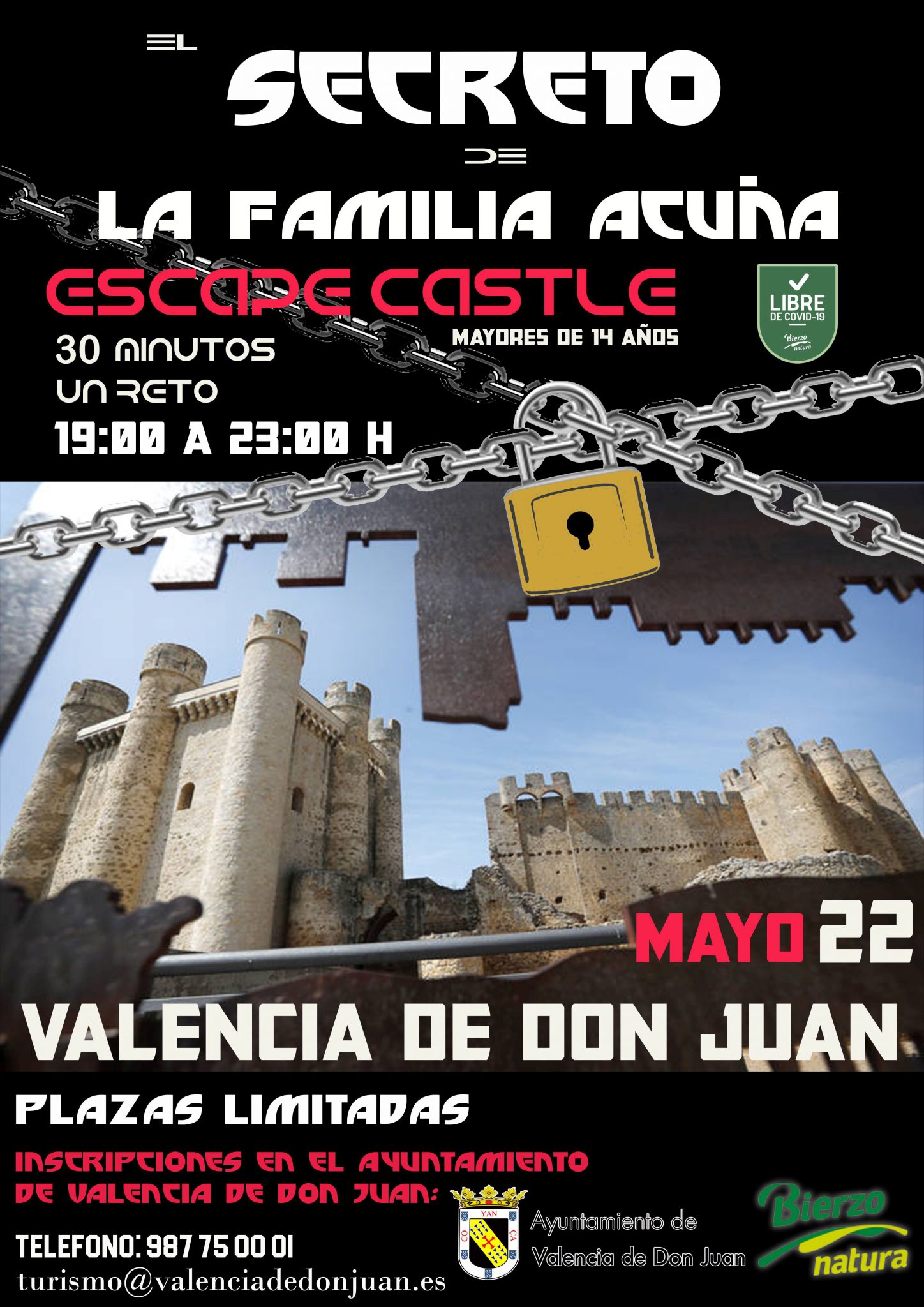 Escape Castle para mayores de 14 años