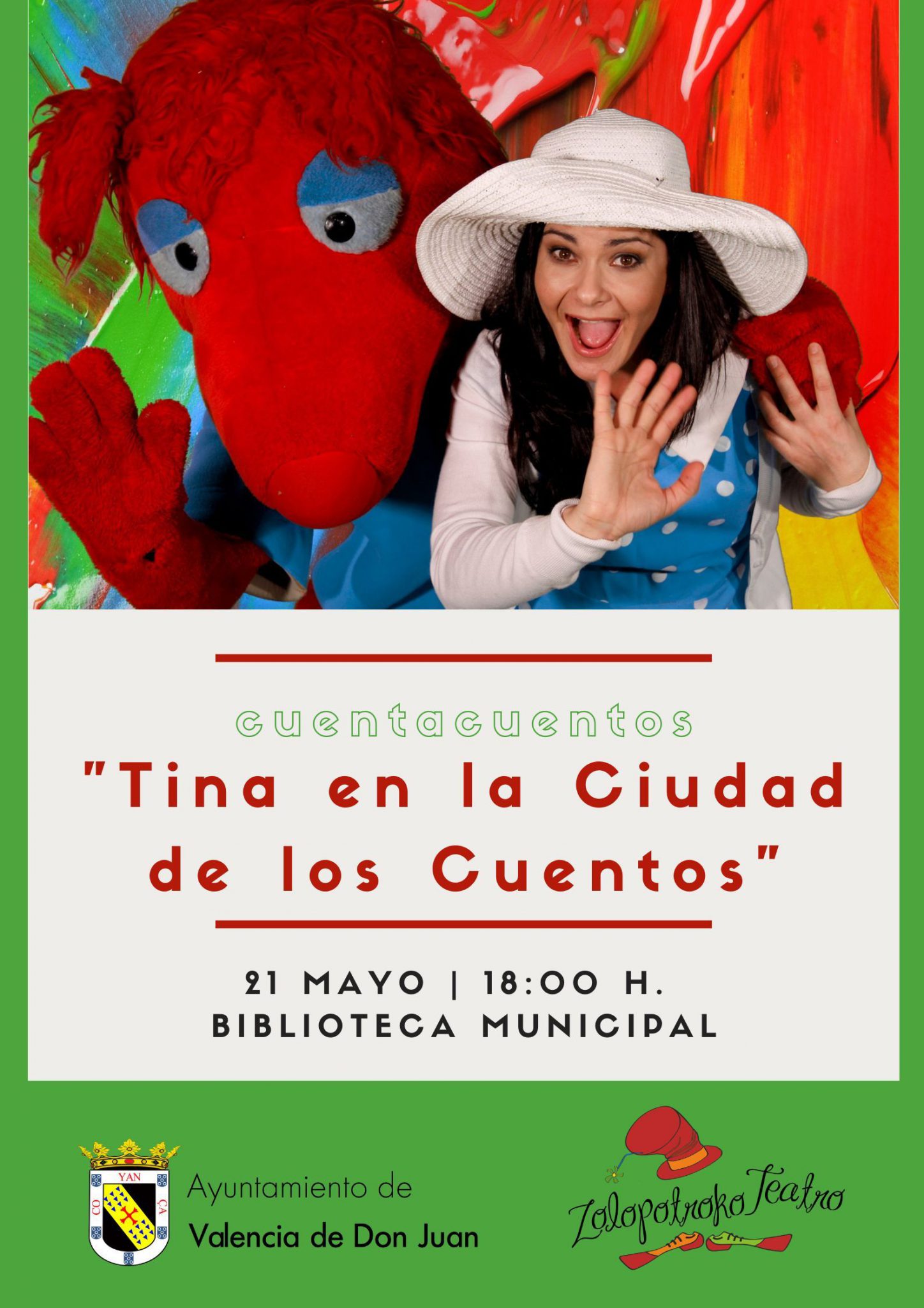 Cuentacuento «Tina en la Ciudad de los Cuentos»