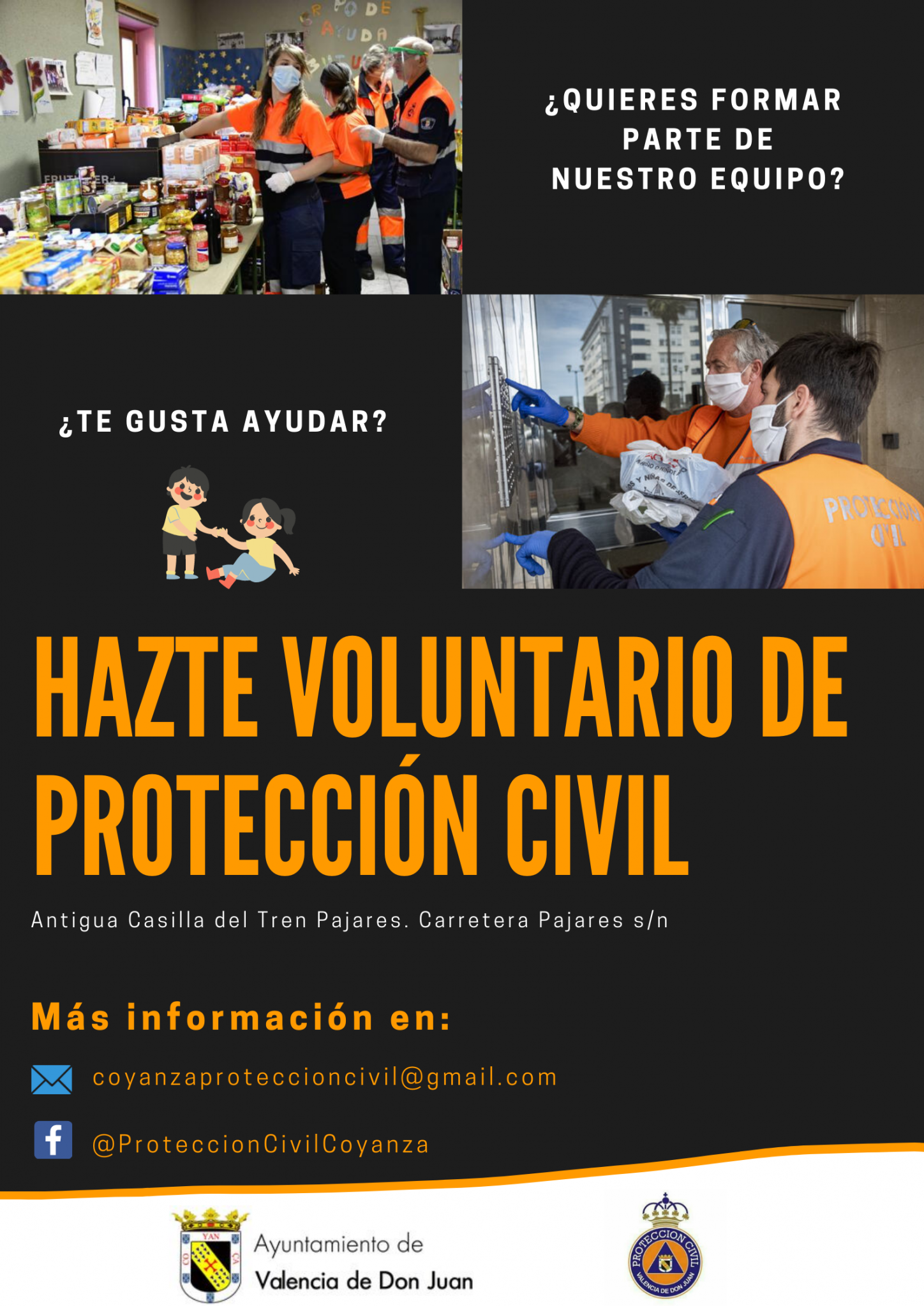 Hazte voluntario de Protección Civil