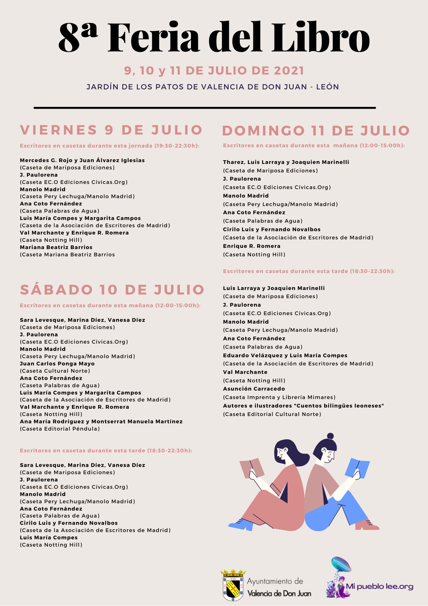 Cartel Firma de Libros