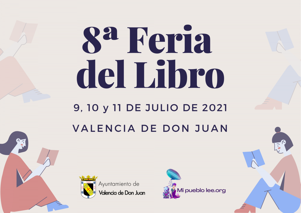 Portada 8ª Feria del Libro Mi Pueblo Lee